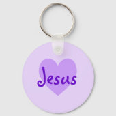 Jezus in het Paars Sleutelhanger (Voorkant)