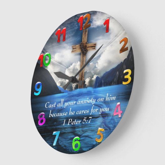 Jezus in het rimpelwater 1 Peter 5:7 Grote Klok (Hoek)