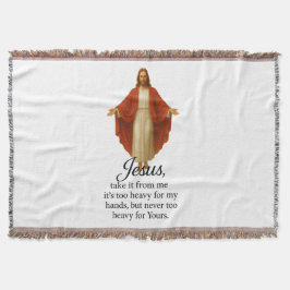 Jezus in het Rood en Wit Deken