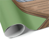 Jezus in het woelige wrappingpapier cadeaupapier (Rol Hoek)