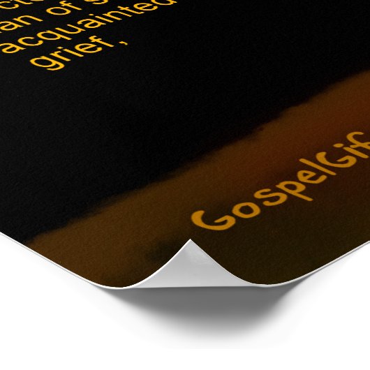 Jezus in Isaiah 53 Poster (Hoek)