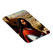 Jezus in Jerusalem Magnet Magneet (Rechterzijde)