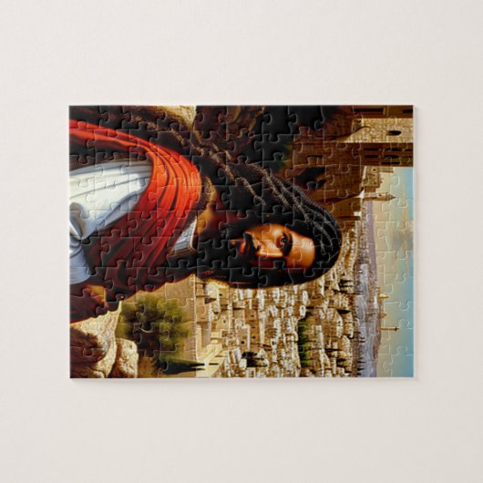 Jezus in Jerusalem Puzzle Legpuzzel (Horizontaal)
