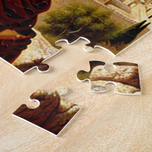 Jezus in Jerusalem Puzzle Legpuzzel (Zijkant)