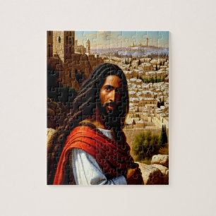 Jezus in Jerusalem Puzzle Legpuzzel