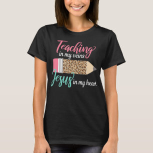 Jezus in mijn hart Christelijke T T-shirt