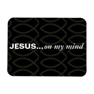 Jezus in mijn hoofd Bijbelcitaten passen het aan Magneet
