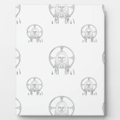 Jezus in Silver Fotoplaat (Voorkant)