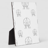 Jezus in Silver Fotoplaat (Zijkant)