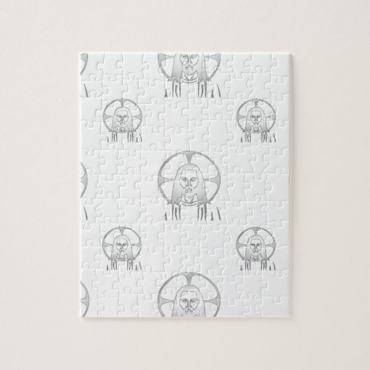 Jezus in Silver Legpuzzel (Verticaal)