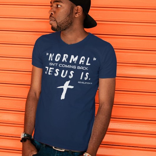 Jezus is achteraan T-shirt