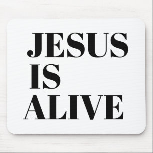 Jezus is Alive Christus is Risen Quotes God's niet Muismat