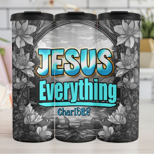 Jezus is alles wat geloof is thermosbeker