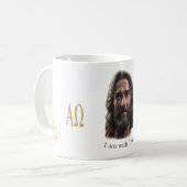 Jezus is bij u koffiemok (Voorkant links)