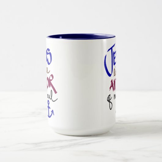 Jezus is de Anchor van Mijn soep Mok (Midden)