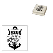 Jezus is de Anchor voor mijn sol Rubberstempel (Gestempeld)
