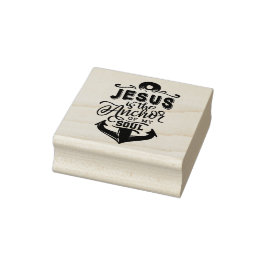 Jezus is de Anchor voor mijn sol Rubberstempel