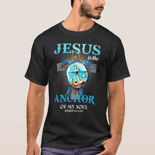 Jezus is de anker van mijn soep t-shirt (Voorkant)