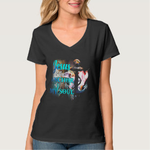 Jezus is de anker van mijn ziel Jezus God Christel T-shirt