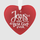 Jezus is de beste gift ooit! ornament (achterkant)