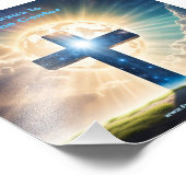 Jezus is de centrale foto afdruk (Hoek)