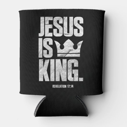 Jezus is de Christelijke Bijbelscriptcitaat van ko Blikjeskoeler (Voorkant)