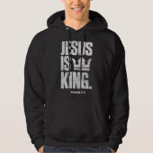Jezus is de Christelijke Bijbelscriptcitaat van ko Hoodie (Voorkant)