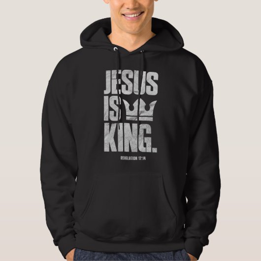 Jezus is de Christelijke Bijbelscriptcitaat van ko Hoodie (Voorkant)