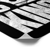 Jezus is de Christelijke Bijbelscriptcitaat van ko Poster (Hoek)