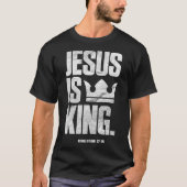 Jezus is de Christelijke Bijbelscriptcitaat van ko T-shirt (Voorkant)
