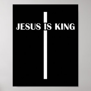 Jezus is de Christelijke geloofskerk Jezus is Koni Poster