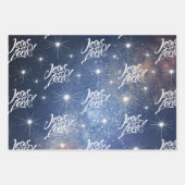 Jezus is de Christelijke kerstbelettering van Chri Inpakpapier Vel (Voorkant)