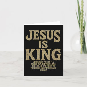 Jezus is de Christelijke Koning in het Bijbelvers Kaart