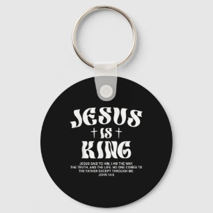 Jezus is de Christelijke Koning in het Bijbelvers Sleutelhanger