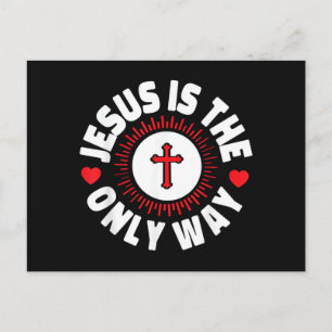 Jezus Is De Enige Weg Christendom Feestdagenkaart