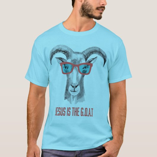 Jezus is de G.O.A.T T-shirt (Voorkant)