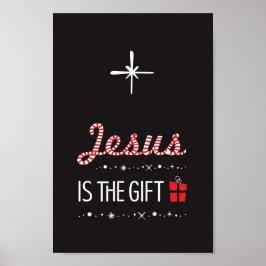Jezus is de geschenk van dit seizoen poster