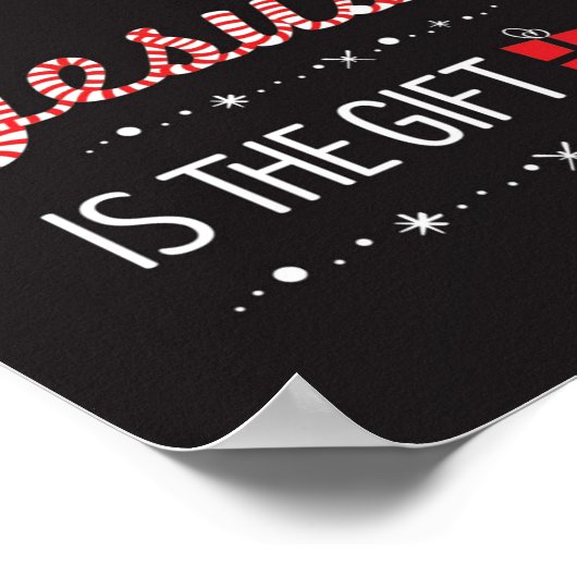 Jezus is de geschenk van dit seizoen poster