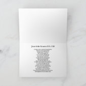 Jezus is de grootste cadeau van alle groeten kaart (Binnen)