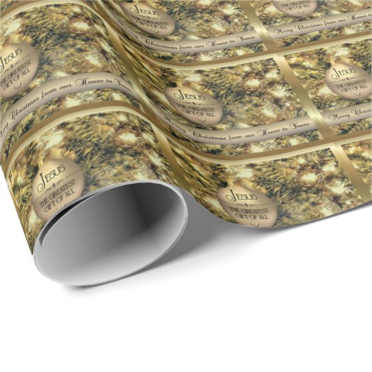 Jezus is de grootste gave van alles cadeaupapier (Rol Hoek)