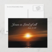 Jezus is de Heer van alles Briefkaart (Voorkant / Achterkant)