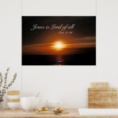 Jezus is de Heer van Alles Poster (Keuken)
