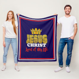 Jezus is de Heer van mijn leven Christelijk Fleece Deken