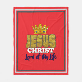 Jezus is de Heer van mijn leven Christelijk Fleece Deken