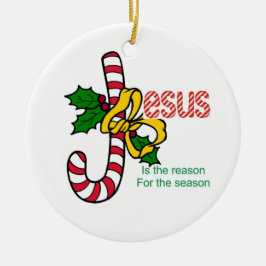 Jezus is de kerstboomversiering van Reason Keramisch Ornament