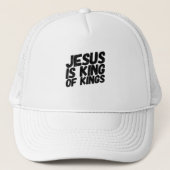 Jezus is de koning trucker pet (Voorkant)