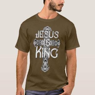 Jezus is de Koning van de Heilige Schrift, Christu T-shirt