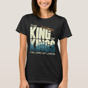Jezus is de koning van Kings Crucifixion Cross Cro T-shirt