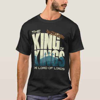 Jezus is de koning van Kings Crucifixion Cross Cro T-shirt