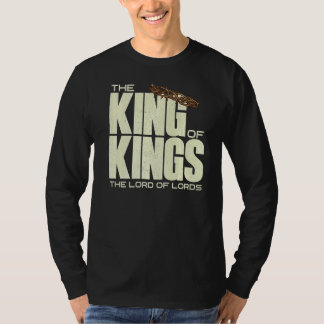 Jezus is de koning van Kings Crucifixion Cross Cro T-shirt